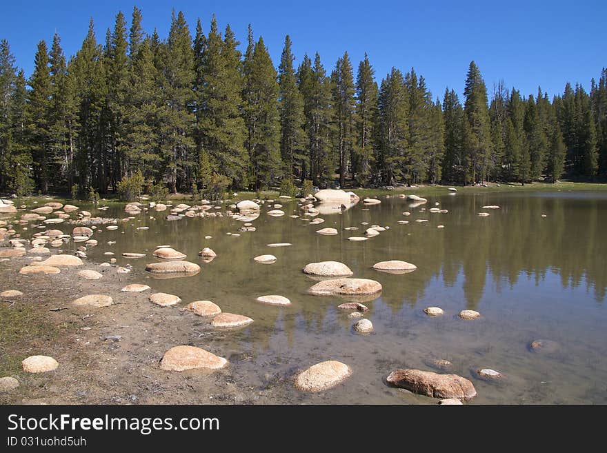 Lake near Lembert Dome, Yosemite National Park, CA. Lake near Lembert Dome, Yosemite National Park, CA