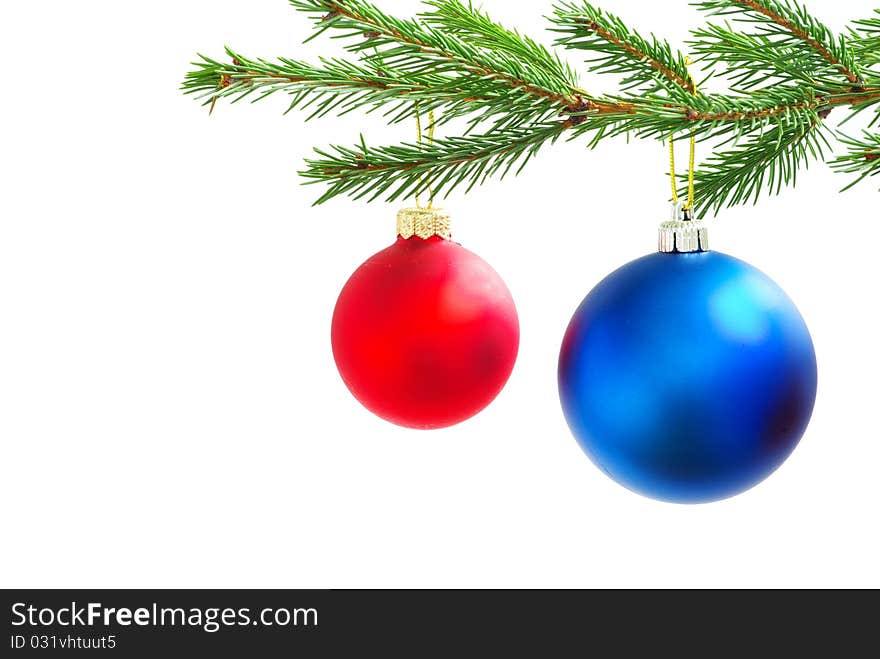 Christmas decoration isolated on the white background. Christmas decoration isolated on the white background