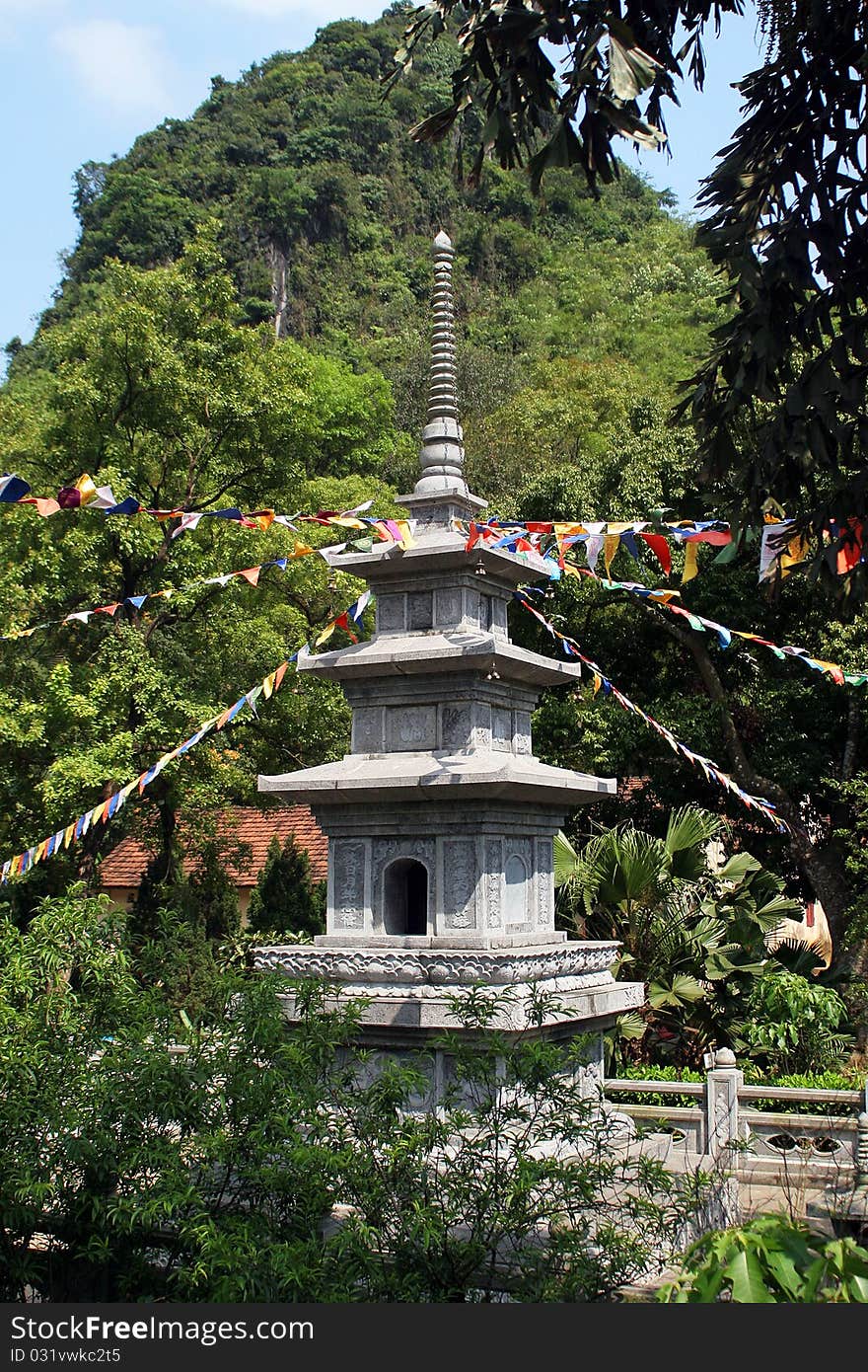 Pagoda In Vietnamese Temple