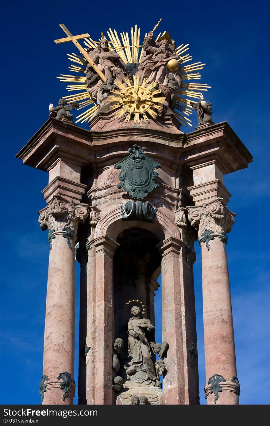 Banska Stiavnica - Holy Trinity column - detail