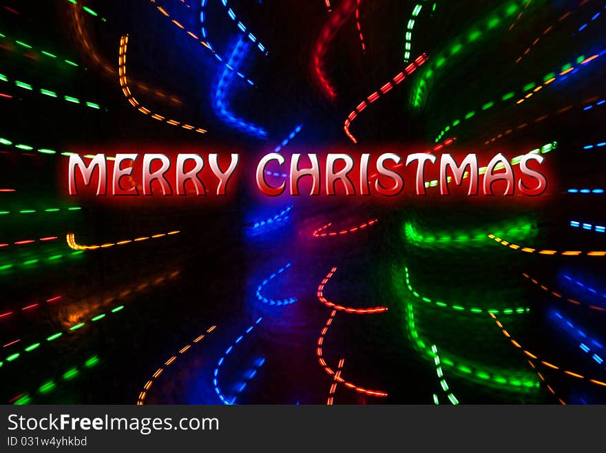 Abstract christmas color lights background. Abstract christmas color lights background