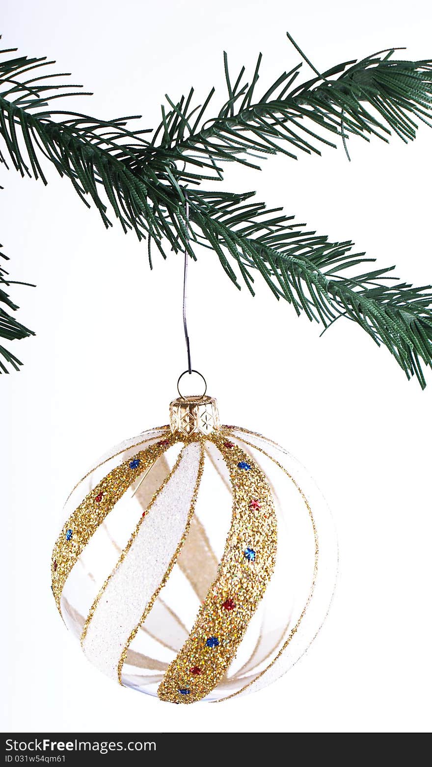 Transparent christmas decoration