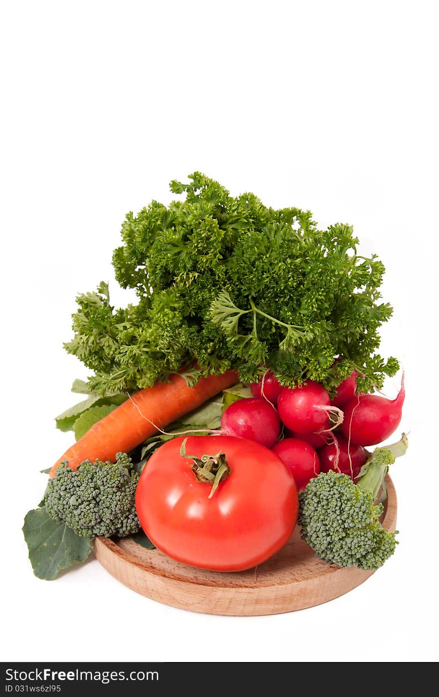 Fresh vegetables isolated