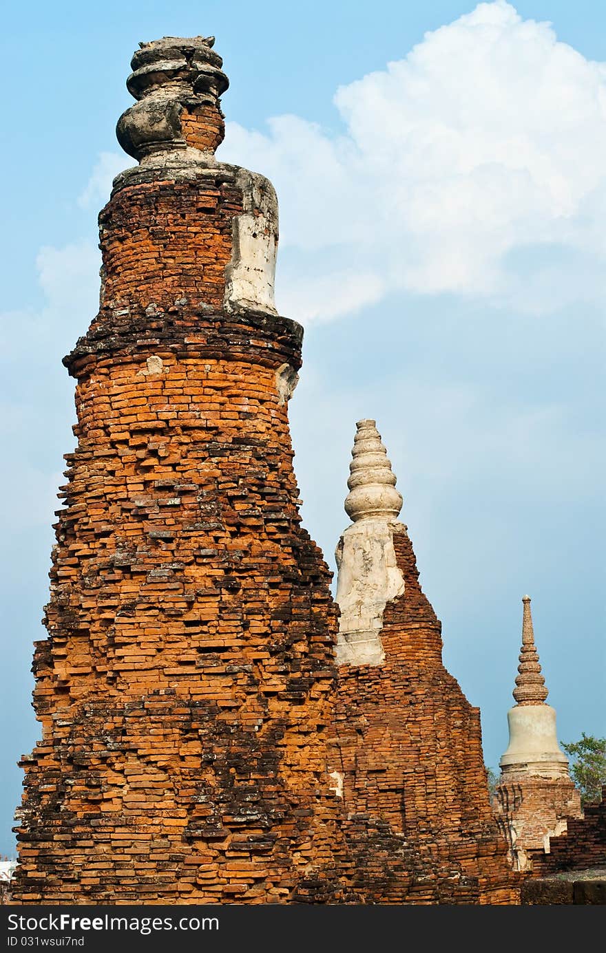 Old pagoda in Ayutthaya province