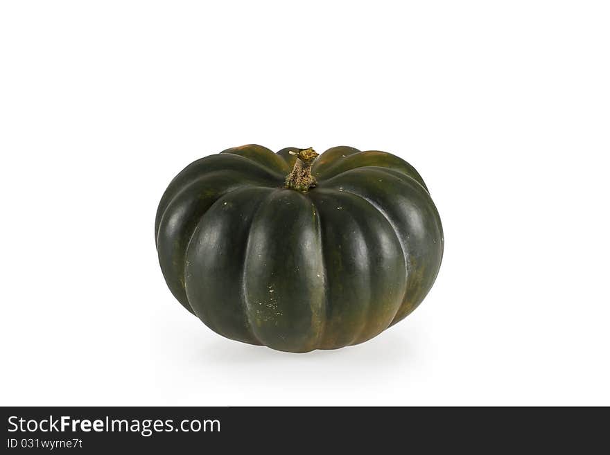 Green Pumpkin Isolated