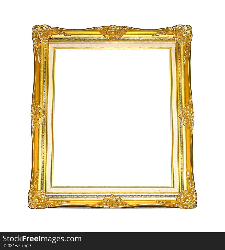 Antique wooden frame