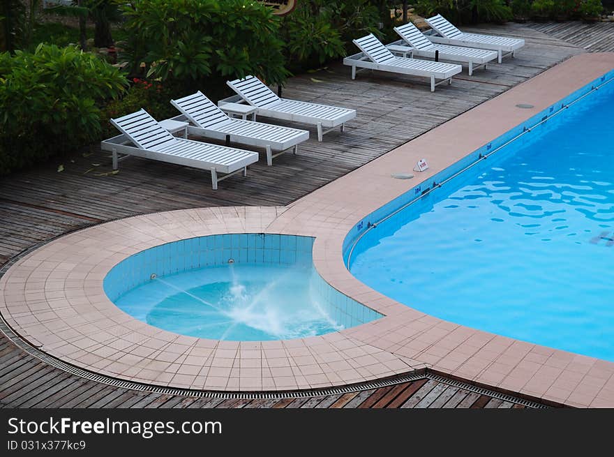 Swimming pool at Hue vietnma