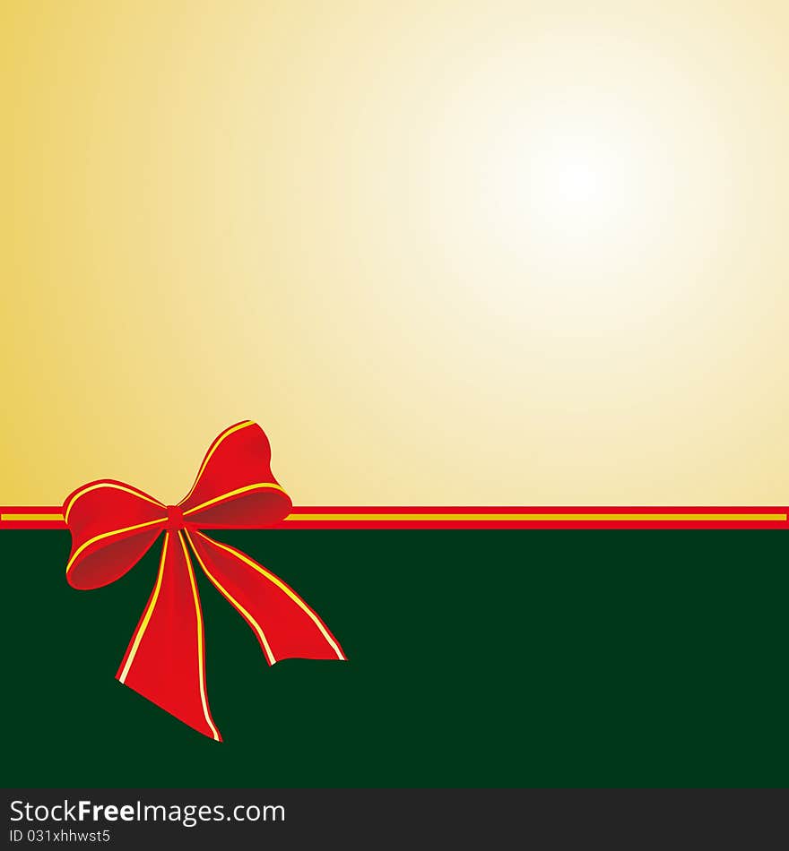 Red ribbon for a festive giftillustration. Red ribbon for a festive giftillustration