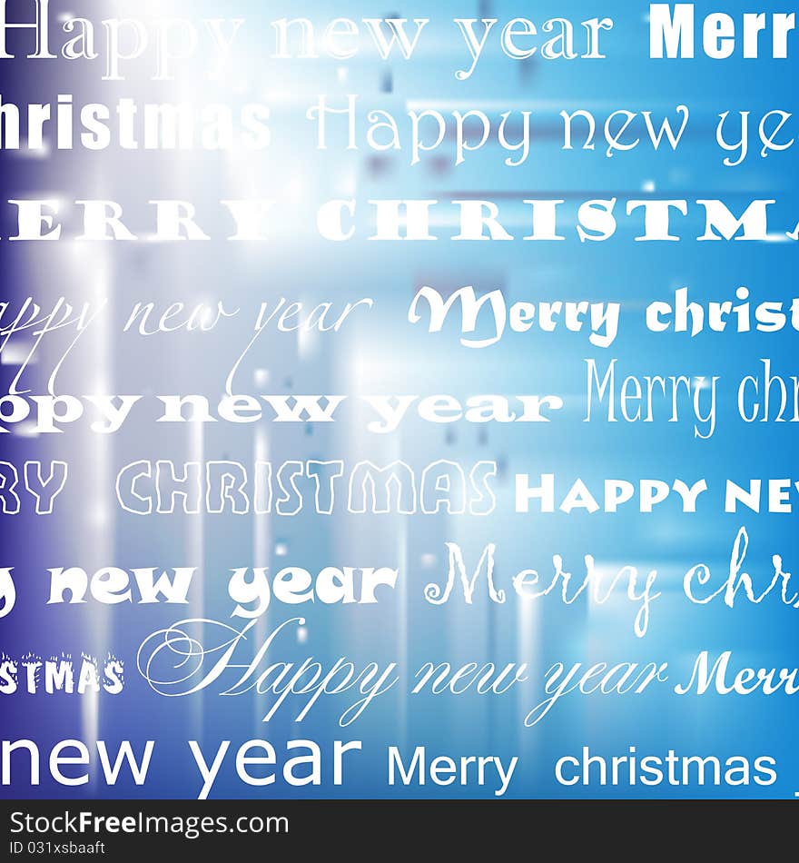 Christmas background with the text