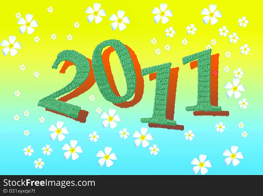 This picture is the new year 2011 symbol