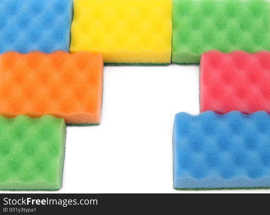 Colorful  sponge background