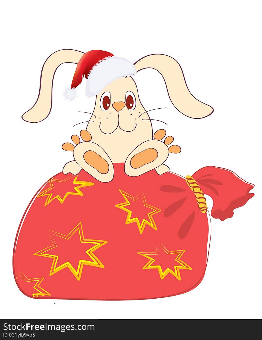 Rabbit.New Year Symbol For Text