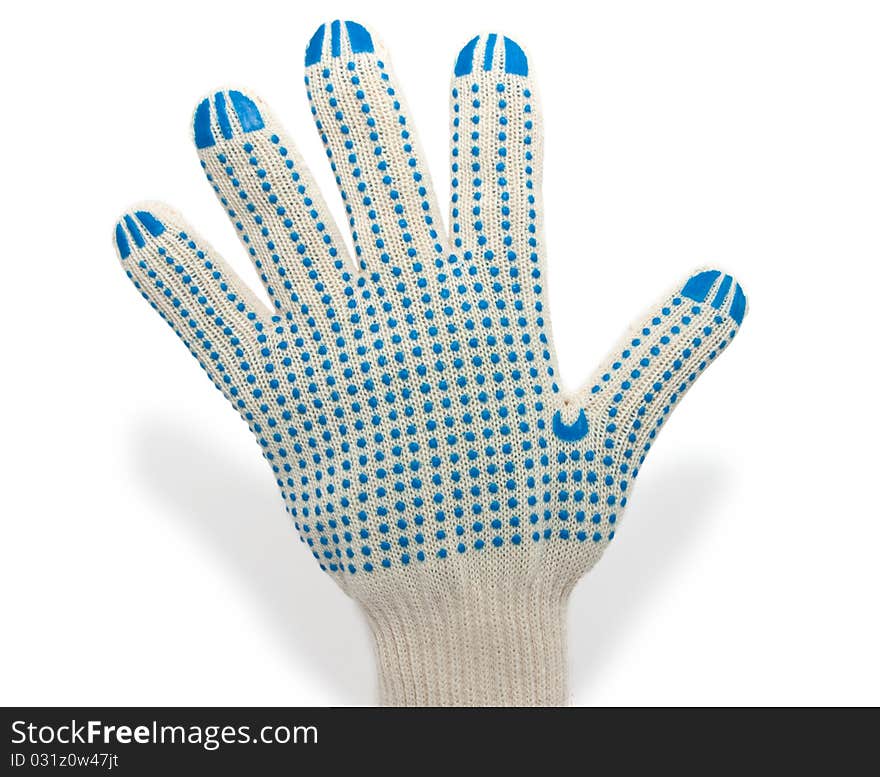 Working glove isolated on a white background