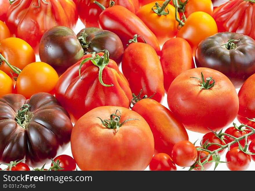 Still life of the tomatoes