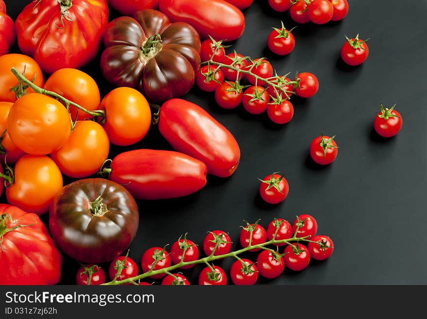 Still life of the tomatoes