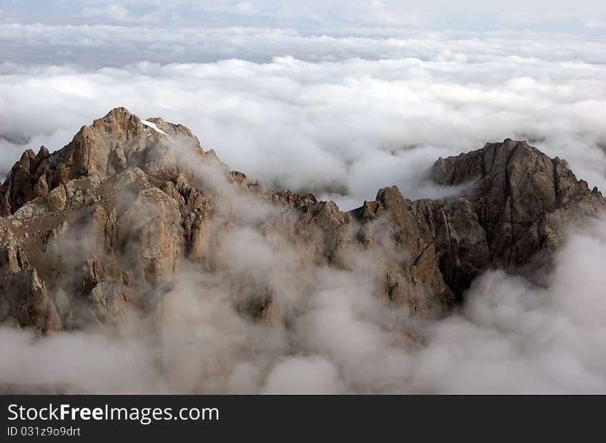 Above the clouds