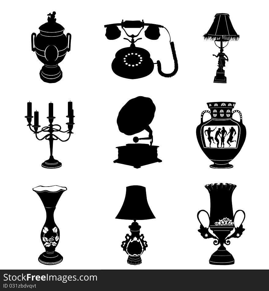 Antique Objects Vector