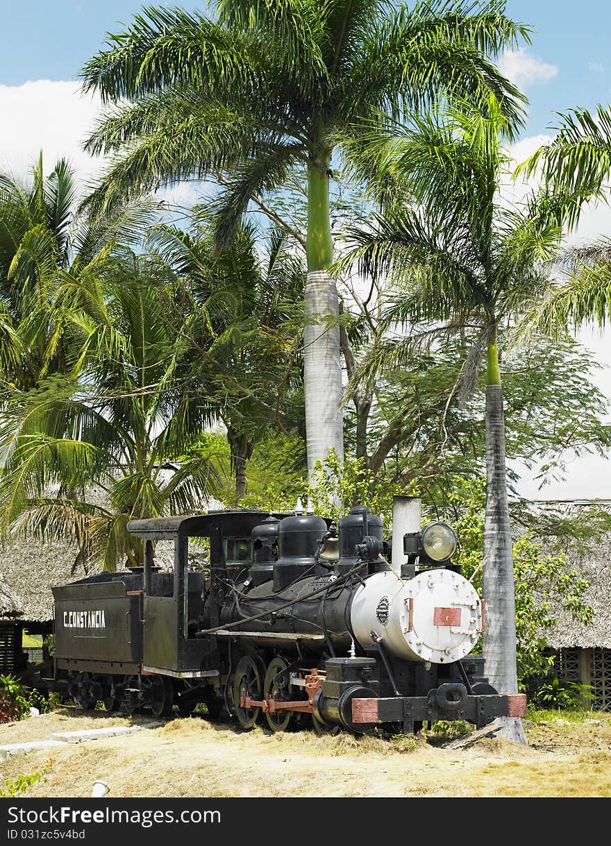 Steam Locomotive,, Cuba