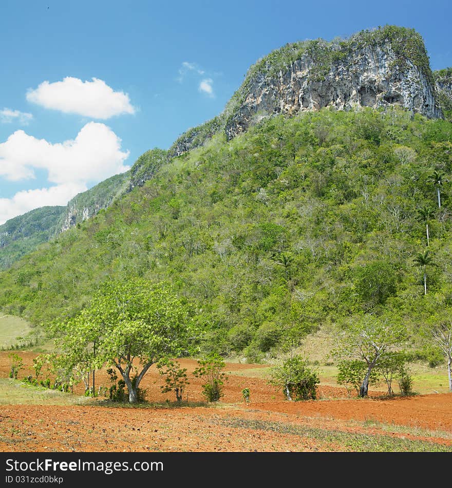 Vinales Valley in Pinar del Rio Province, Cuba