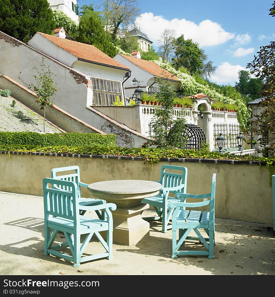 Ledeburska Garden in Prague, Czech Republic