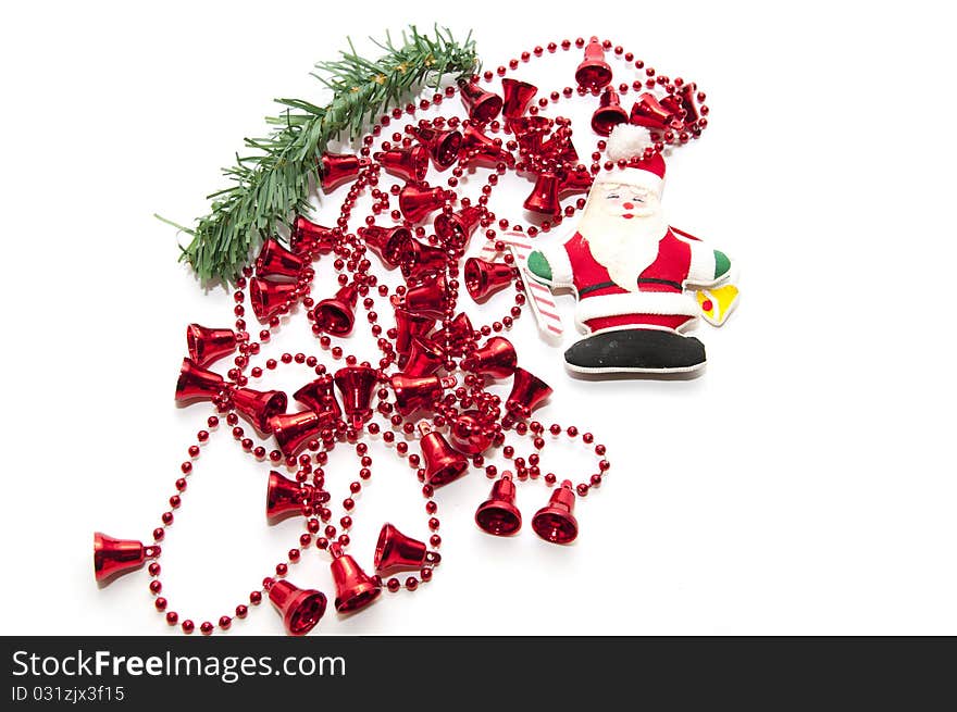 Christmas ornament on white background