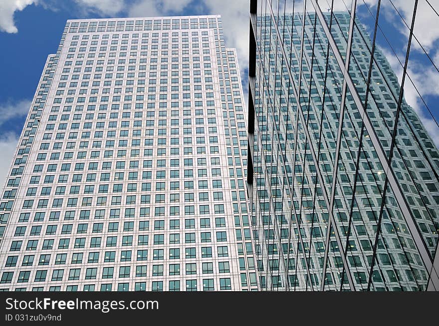 Steel and Glass Office Building