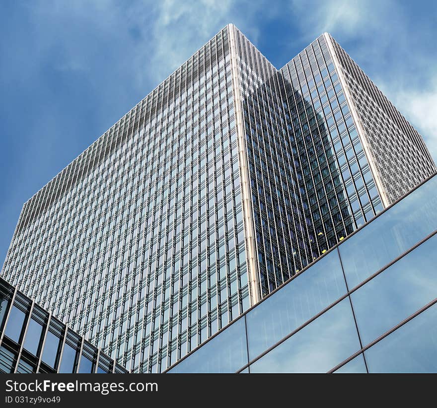 Steel and Glass Office Building