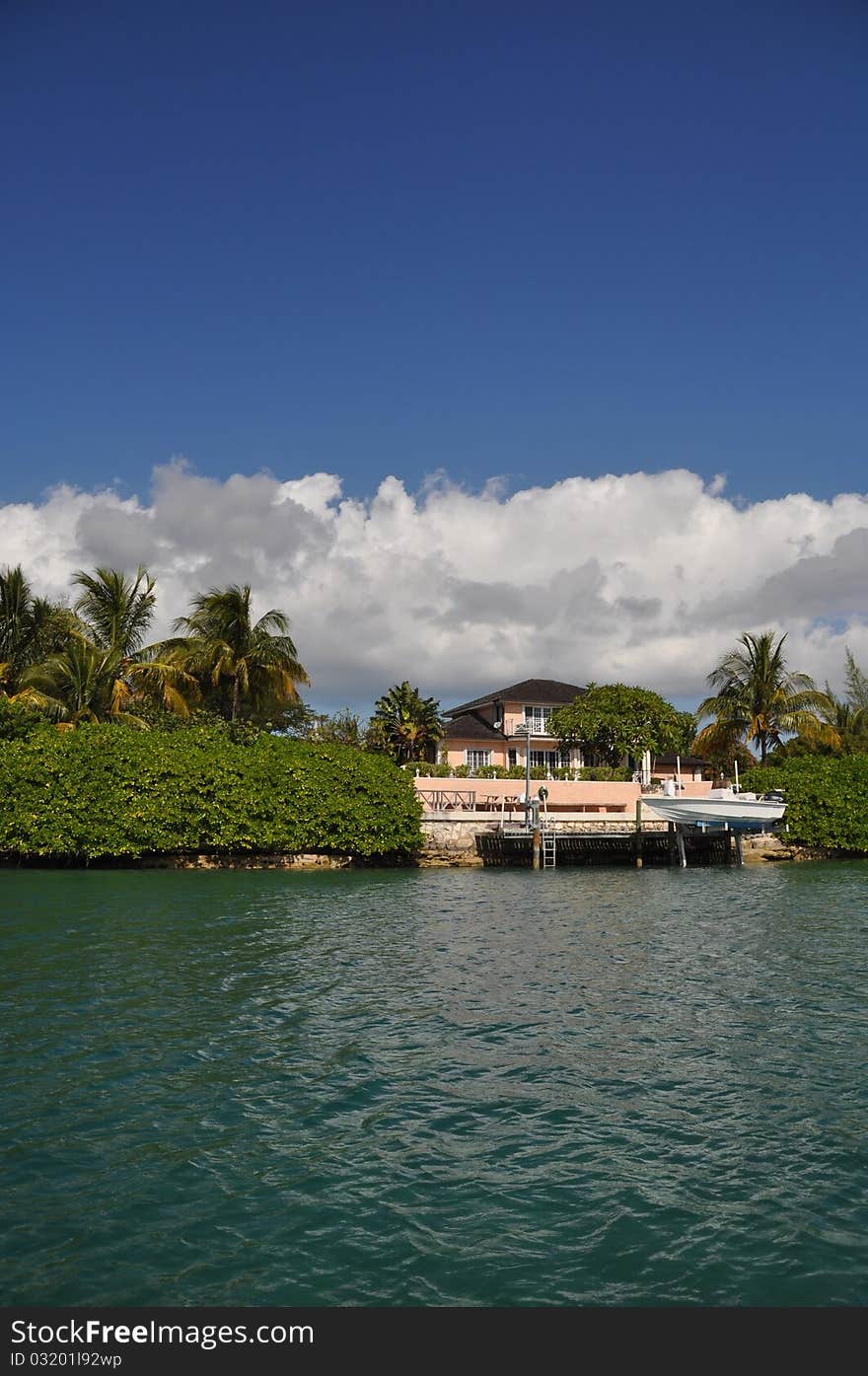 Buildings of freeport, port lucaya, grand bahama island, bahamas. Buildings of freeport, port lucaya, grand bahama island, bahamas