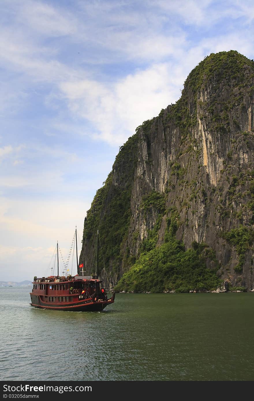 Halong Bay cruise boat, Vietnam