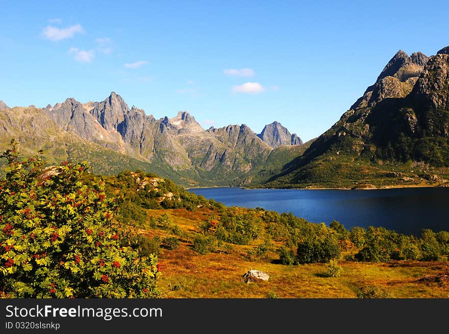 A quiet place in the nature in a european northern country