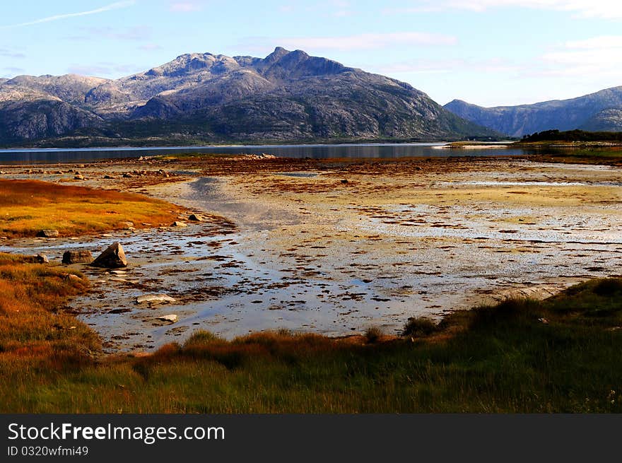 A quiet place in the nature in a european northern country