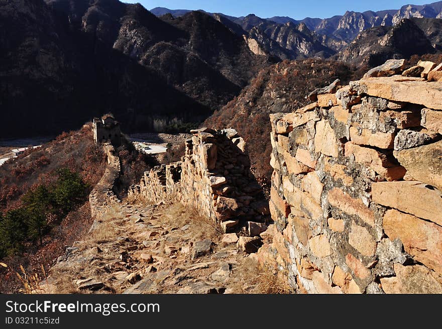 Greatwall  and mountain