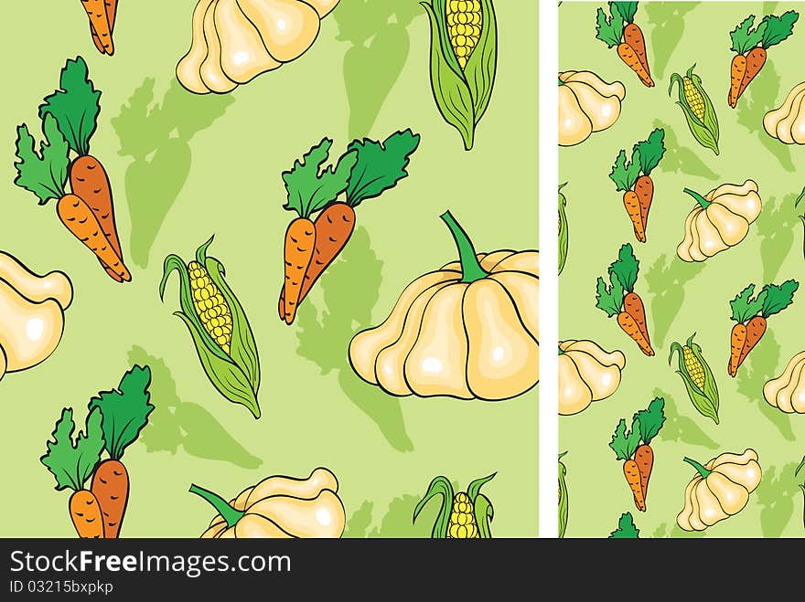 Background with vegetables