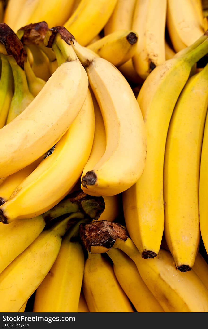 Fresh bananas