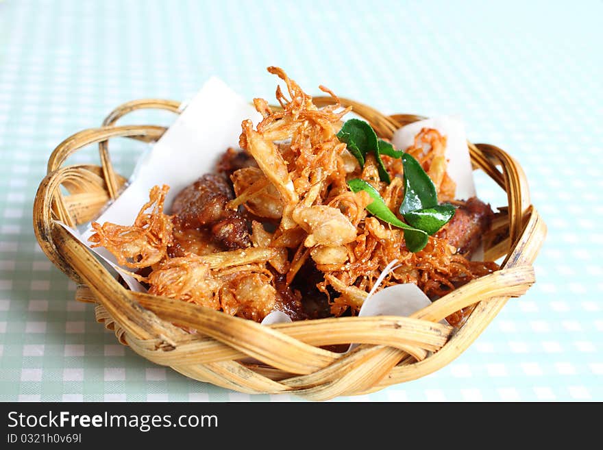 Fried Chicken With Herb.