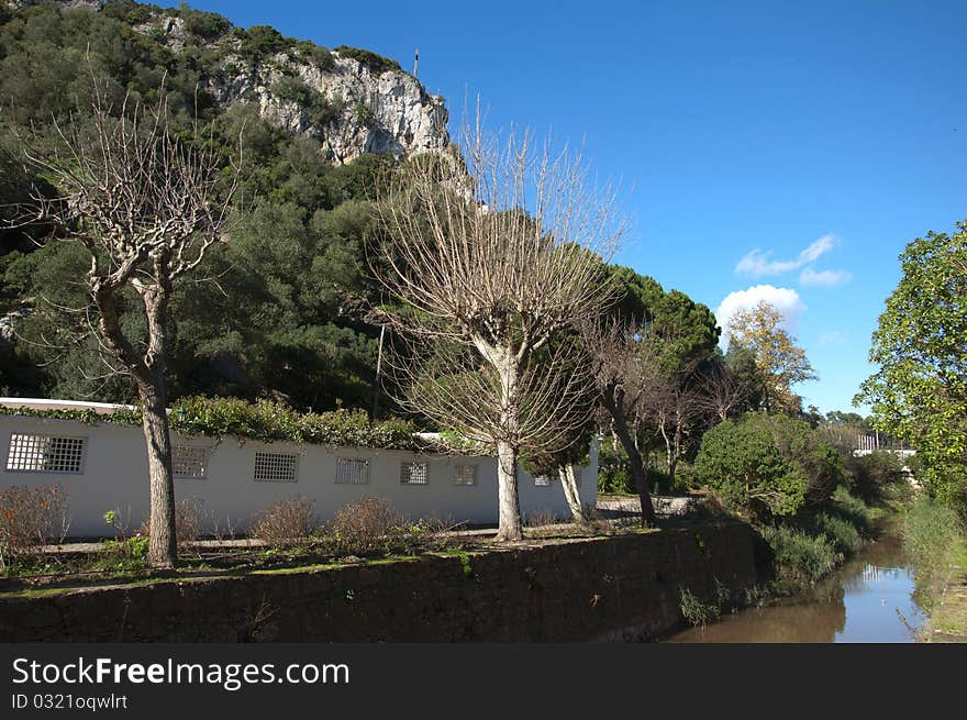 Portugal vokug some beautiful scenery of the mountains near the village