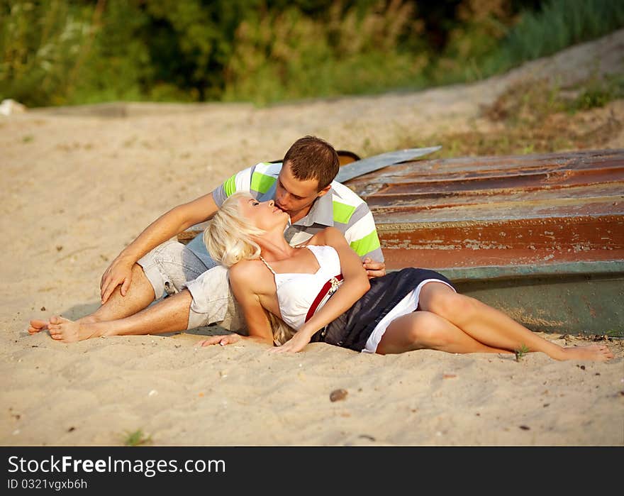 Portrait of love couple