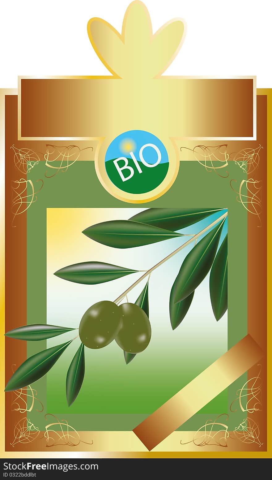 Label olive oil