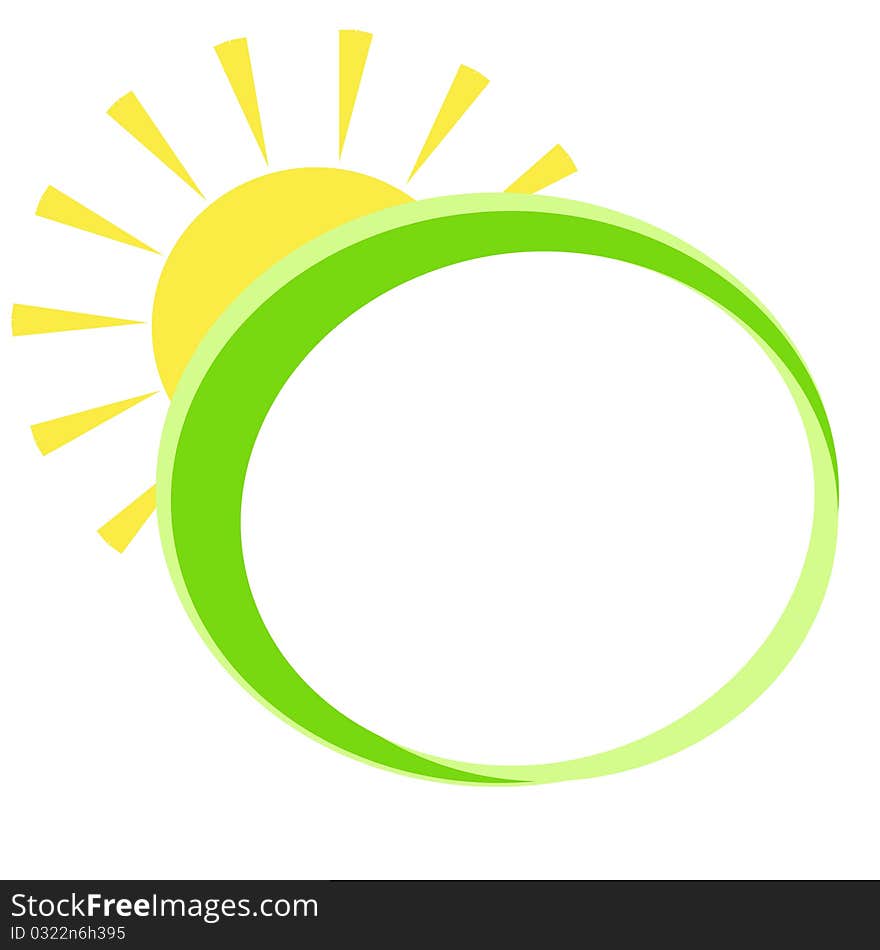 Sun and Round Sign