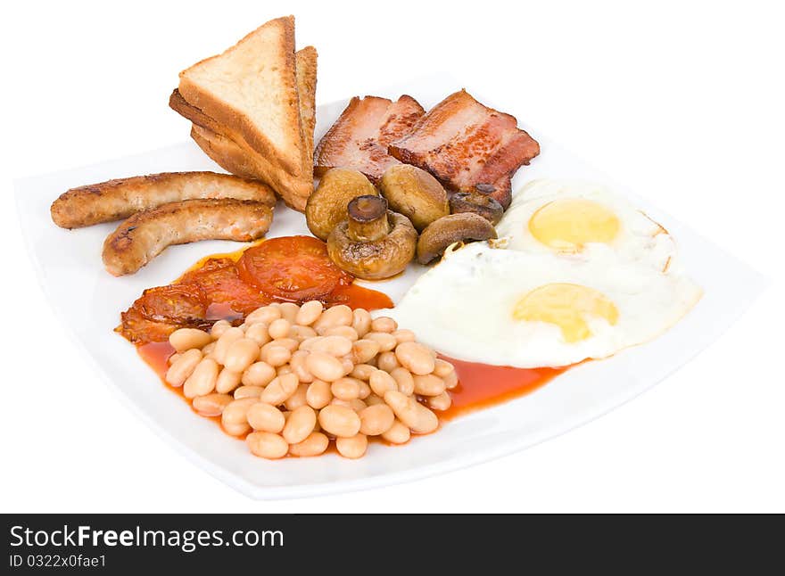 Traditional english breakfast