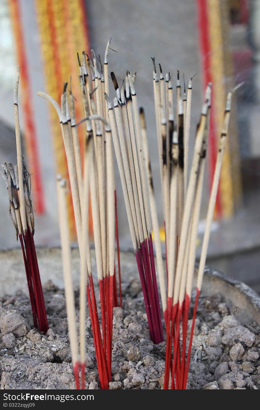 Incense in Vase