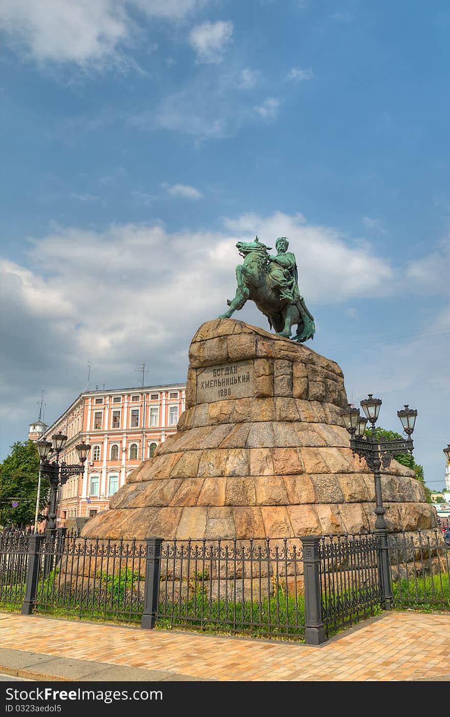 Monument of bogdan hmelnitsky