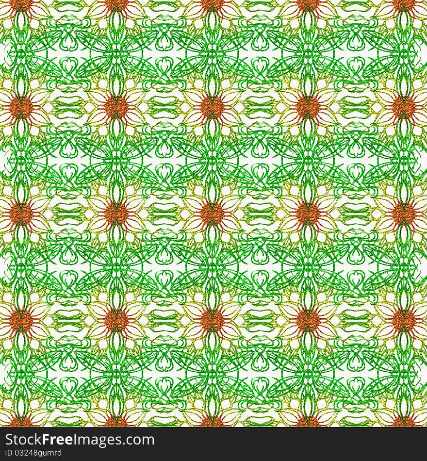 Flower illustration pattern happy white background