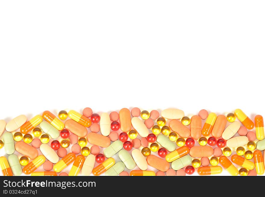 Colorful pills