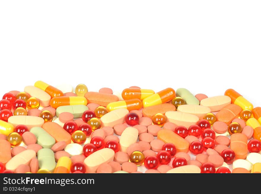 Colorful pills