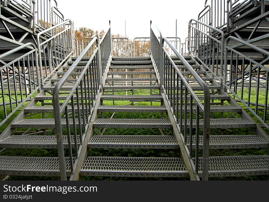 Steps of the Grand Prix in Monza Italy