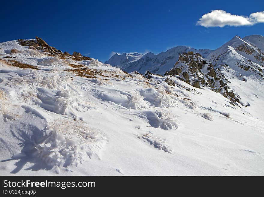 Serodine Peak at 2534 meters on the sea-level. Brixia province, Lombardy region, Italy