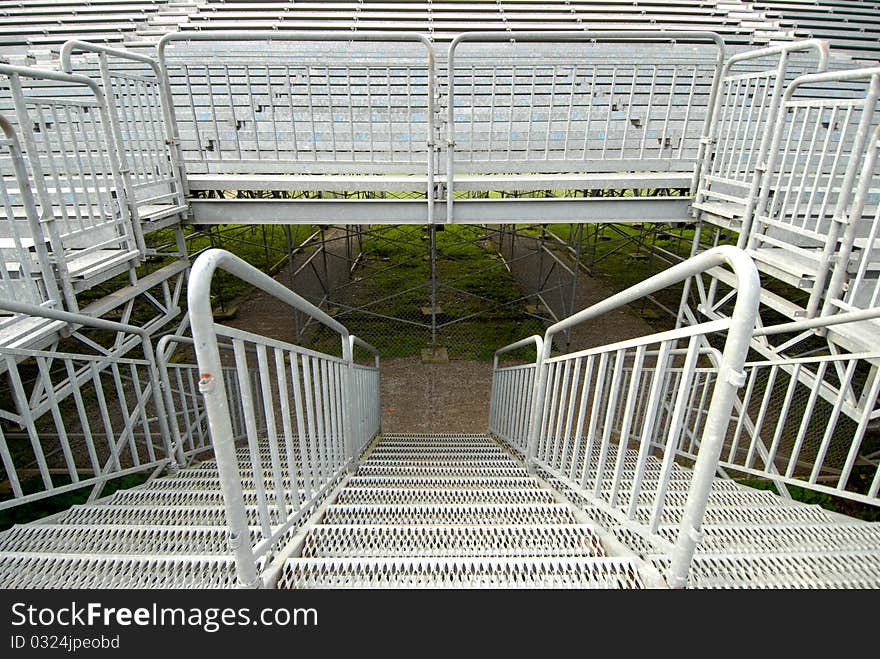 Steps of the Grand Prix in Monza Italy