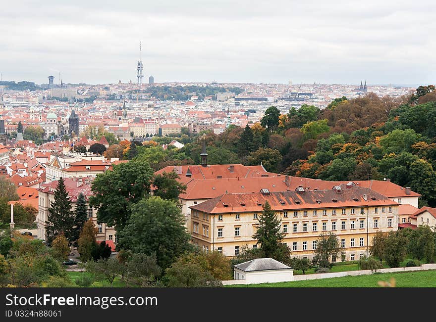 View Of Prague From The Top