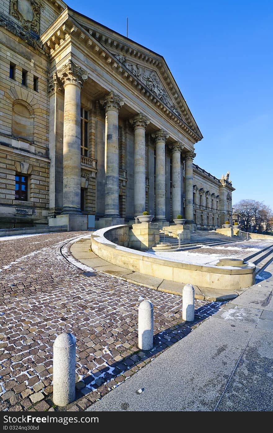 Bundesverwaltungsgericht (federal administration court) in leipzig, germany. Bundesverwaltungsgericht (federal administration court) in leipzig, germany